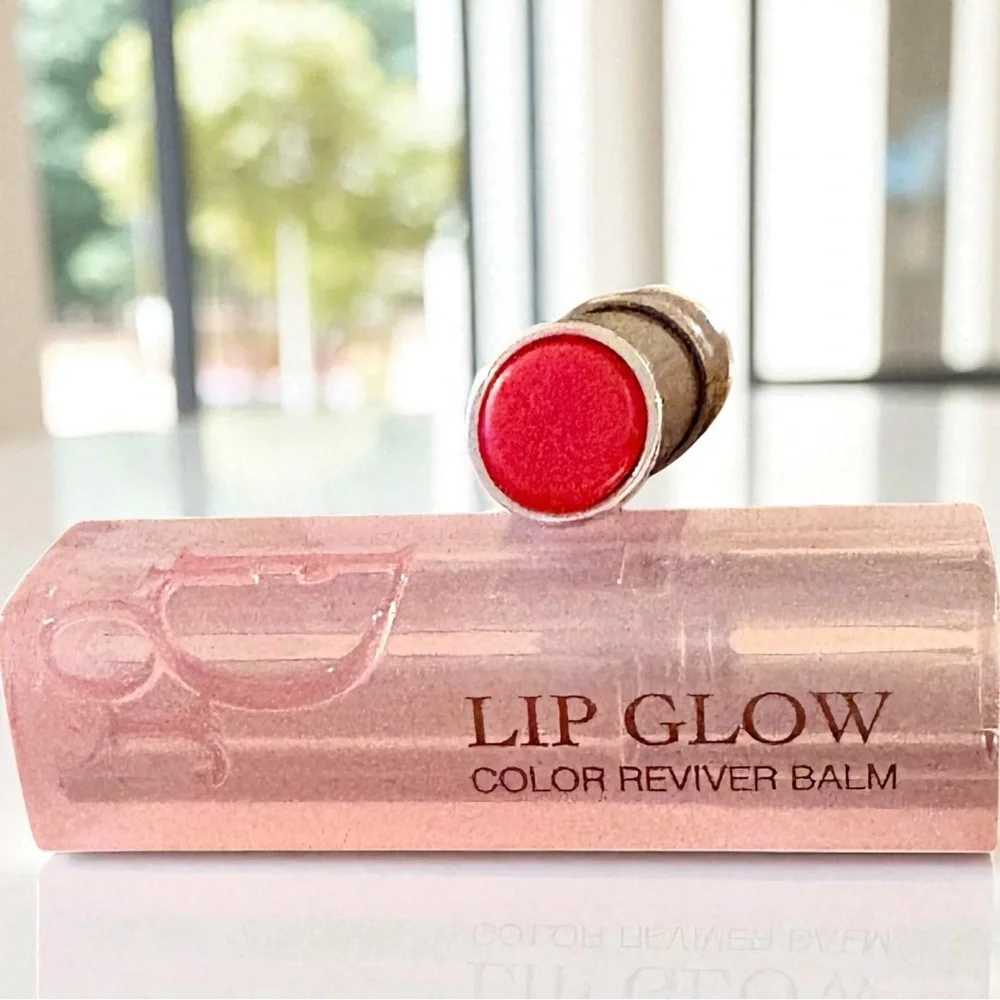 💎 DIOR Addict Lip Glow Balm in Color 015 Cherry Full-Size New